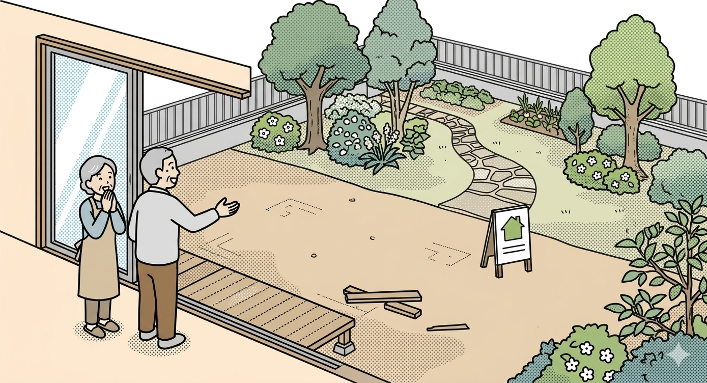 ウッドデッキの解体はどう進める？費用相場や注意点、お庭を「新しい未来」へつなげる整理術