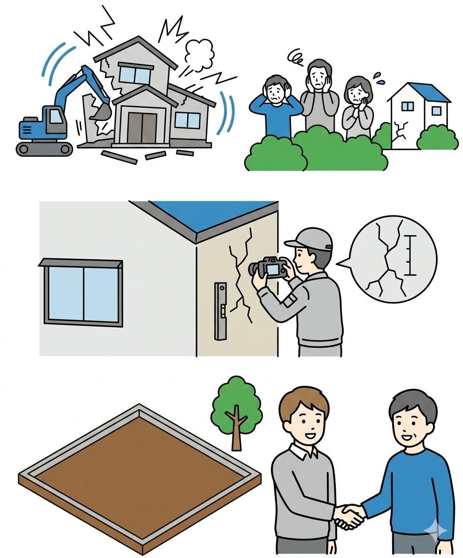 トラブルを未然に防ぐ「家屋調査」の重要性とは？施主様とご近所様を守るための基礎知識