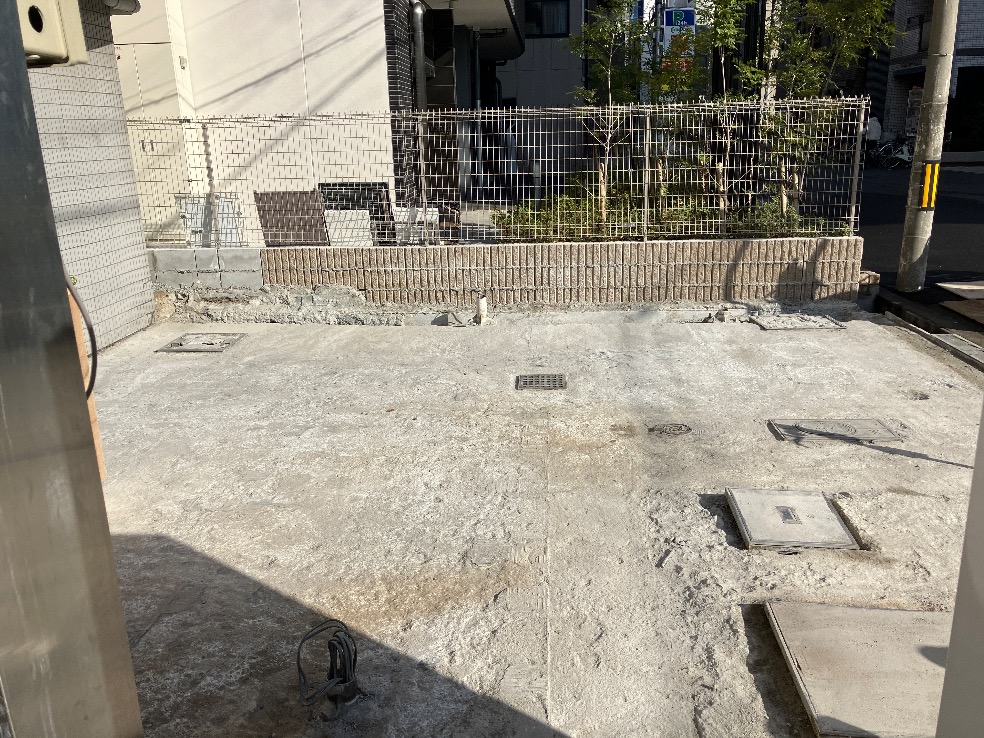 大阪市浪速区 外構解体