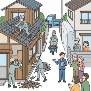 【八尾市での解体工事】家の前の道が狭くて重機が入らない？対応方法と費用を抑えるポイント